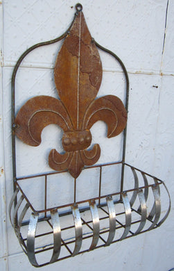 Flat Tin Wall Basket