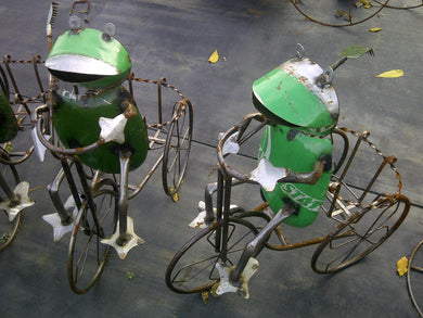 Frog on Basket Trike