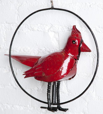 Hanging Red Cardinal Bird