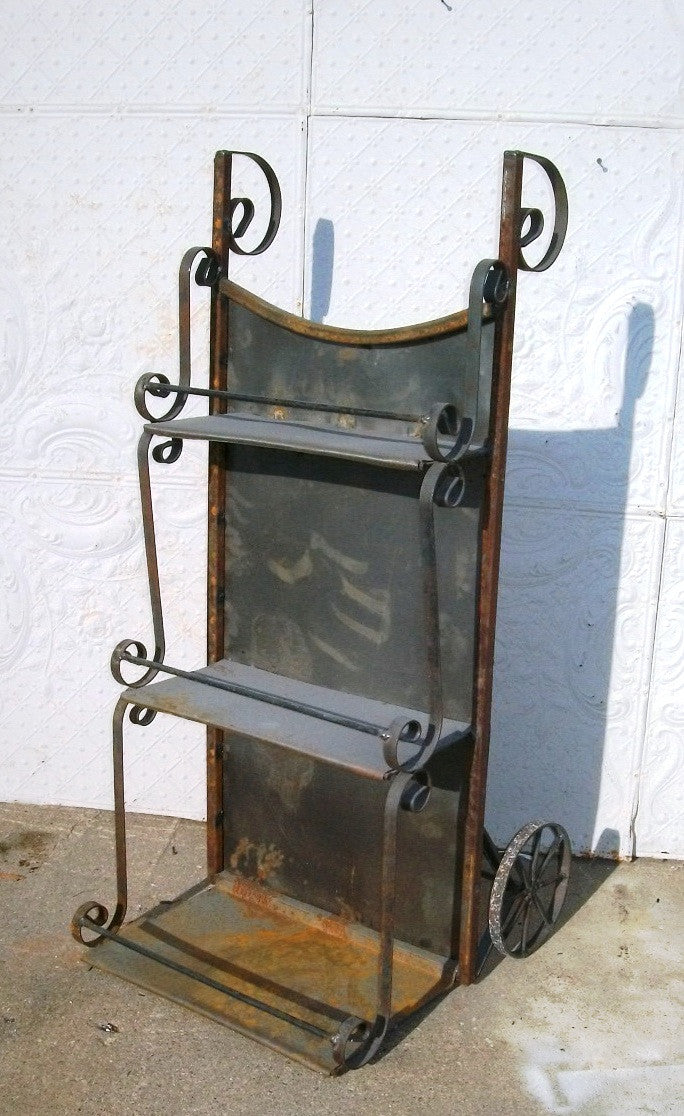 industrial style plant pots Industrial Look Metal Plant Stand Flower