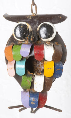 Colorful Owl Birdhouse