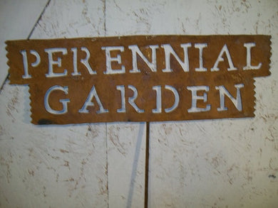 Perennial Garden Sign