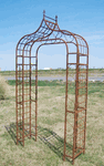 SINGLE STRAP ARBOR
Measures 102" tall by 515" wide by 16 deep The opening is 36" wide and the inside height is 80"