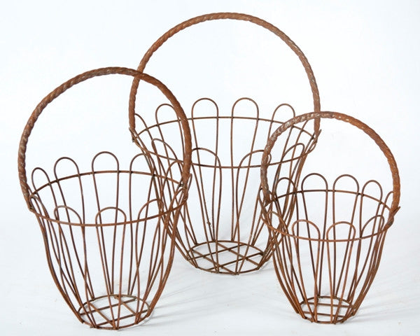 Set of 3 Rope Baskets