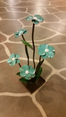 Sm Blue Daisy Flowers