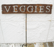 Veggies Sign