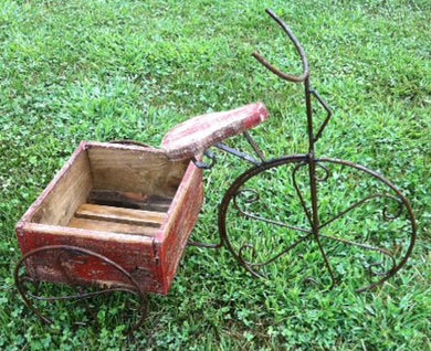 Vintage Trike with Wooden Box
32